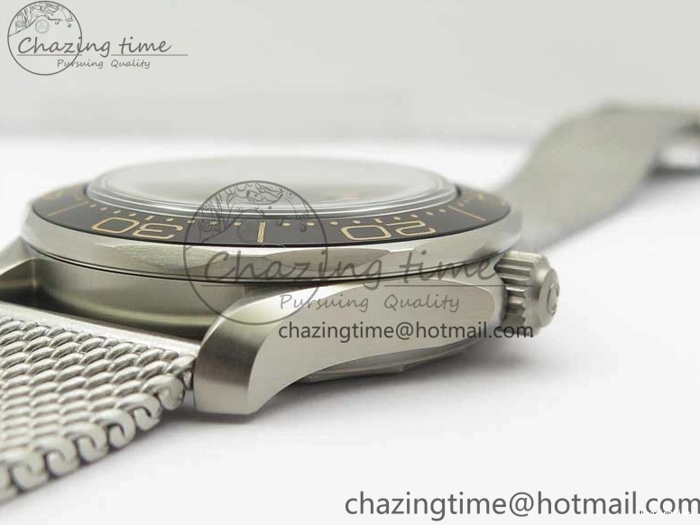 0215 Seamaster 300 “No Time to Die” Limited Edition ORF 1:1 Best Edition on SS Mesh Bracelet A8806 (Free Nato Strap) Durable 7866